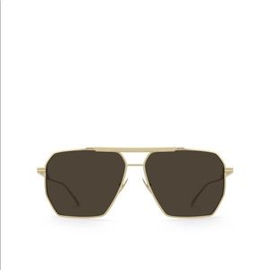 Bottega Veneta Eyewear Pilot Frame Sunglasses